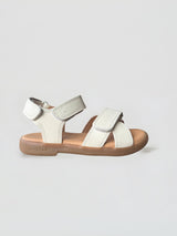 Rae Infant Cross-Strap Sandal Off White