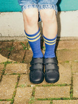 Atomic Infant Kids' School Shoe Black with Black Sole