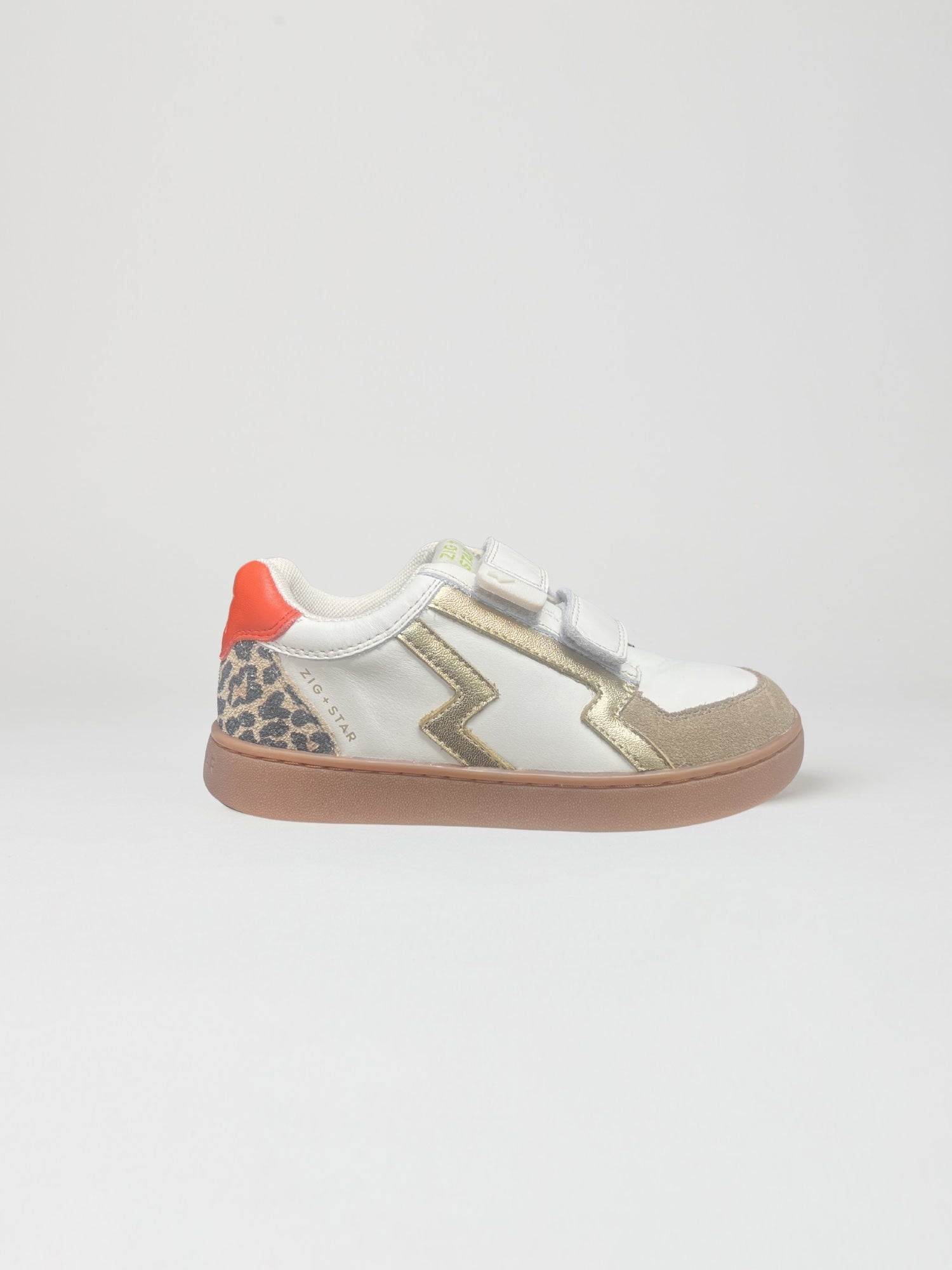 Bolt Junior Barefoot Trainer Off White/Natural Animal Mix