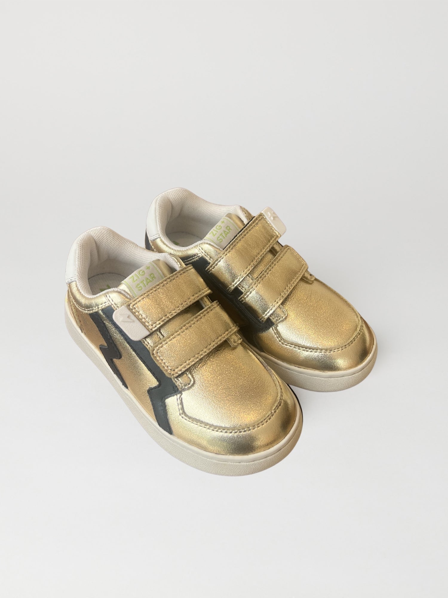 Bolt Junior Barefoot Trainer Off Gold/Black Mix