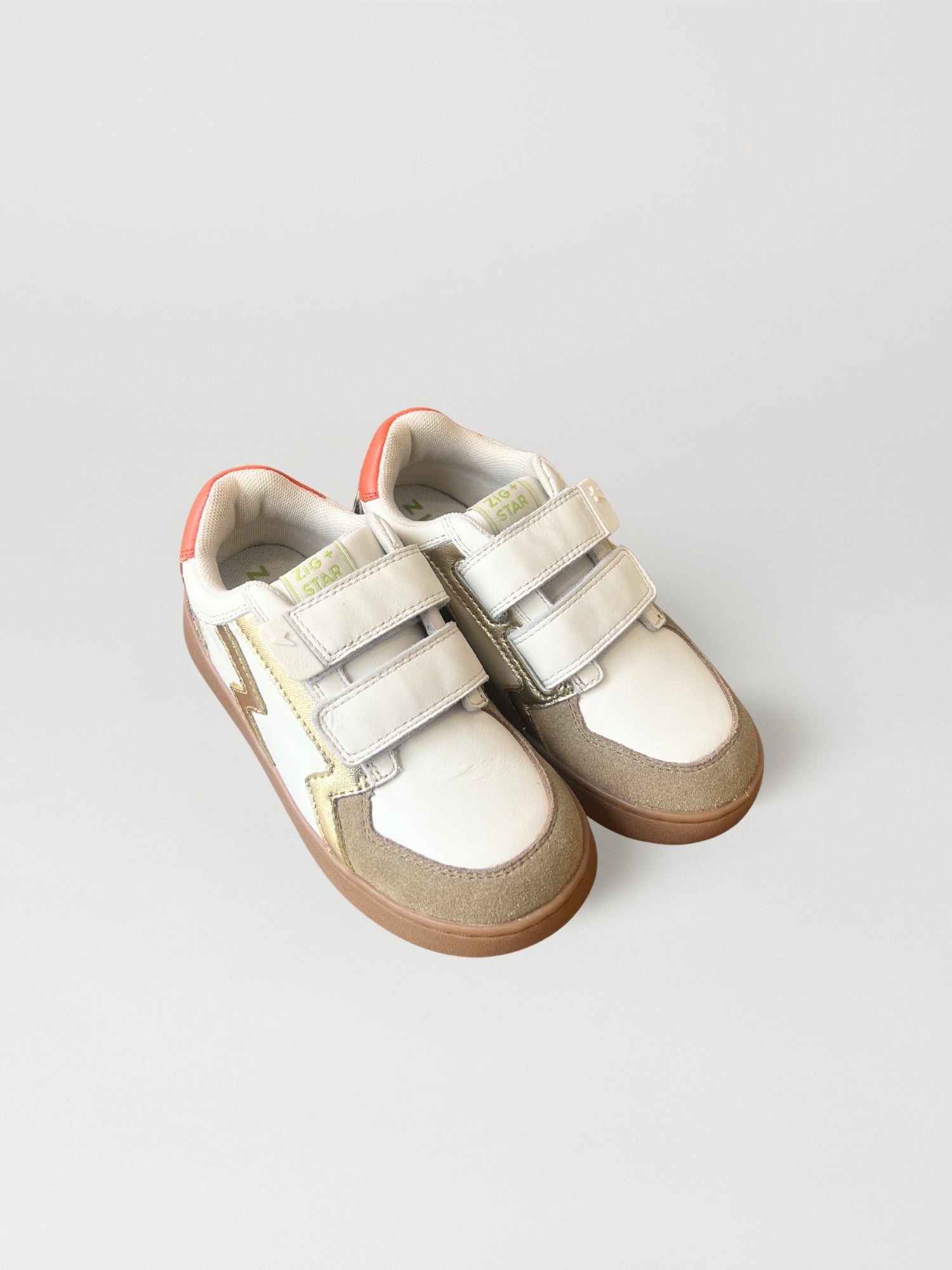 Bolt Junior Barefoot Trainer Off White/Natural Animal Mix
