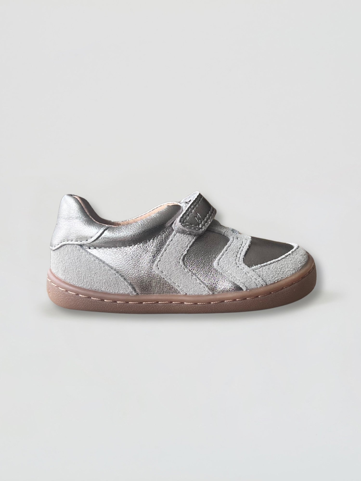 Jett Infant Barefoot Shoe Metallic Pewter