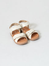 Rae Infant Cross-Strap Sandal Off White