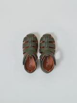 ZIG STAR COSMIC JUNIOR SANDAL KHAKI TOP