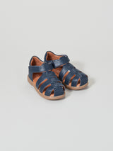 Cosmic Infant Closed-Toe Sandal Navy Pair