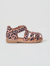 Cosmic Infant Closed-Toe Sandal Pink Animal Side