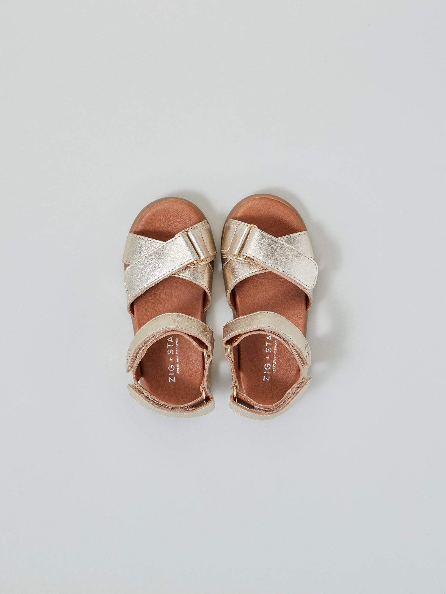ZIG STAR RAE INFANT SANDAL GOLD DUST TOP
