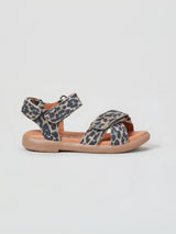 ZIG AND STAR RAE INFANT SANDAL KHAKI CAMO ANIMAL SIDE