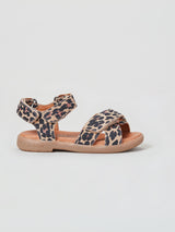 ZIG AND STAR RAE INFANT SANDAL NATURAL ANIMAL SIDE