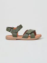 ZIG AND STAR RAE JUNIOR SANDAL KHAKI SIDE