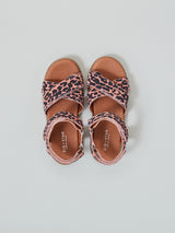 ZIG AND STAR RAE JUNIOR SANDAL PINK ANIMAL TOP