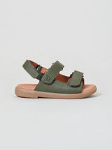 ZIG AND STAR SOLAR INFANT SANDAL KHAKI SIDE