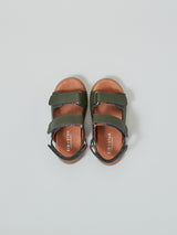 ZIG AND STAR SOLAR INFANT SANDAL KHAKI TOP