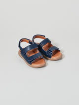 ZIG AND STAR SOLAR INFANT SANDAL NAVY PAIR
