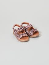 ZIG AND STAR SOLAR INFANT SANDAL PINK ANIMAL PAIR