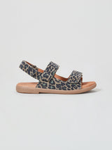 ZIG AND STAR SOLAR JUNIOR SANDAL KHAKI CAMO ANIMAL SIDE