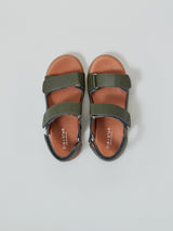 ZIG AND STAR SOLAR JUNIOR SANDAL KHAKI TOP