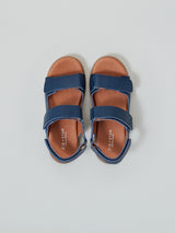 ZIG AND STAR SOLAR JUNIOR SANDAL NAVY TOP