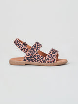 ZIG AND STAR SOLAR JUNIOR SANDAL PINK ANIMAL SIDE
