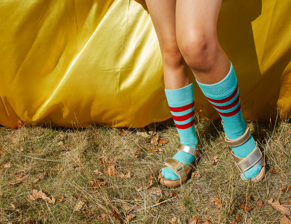 GIRL WEARING ADJUSTABLE SANDALS