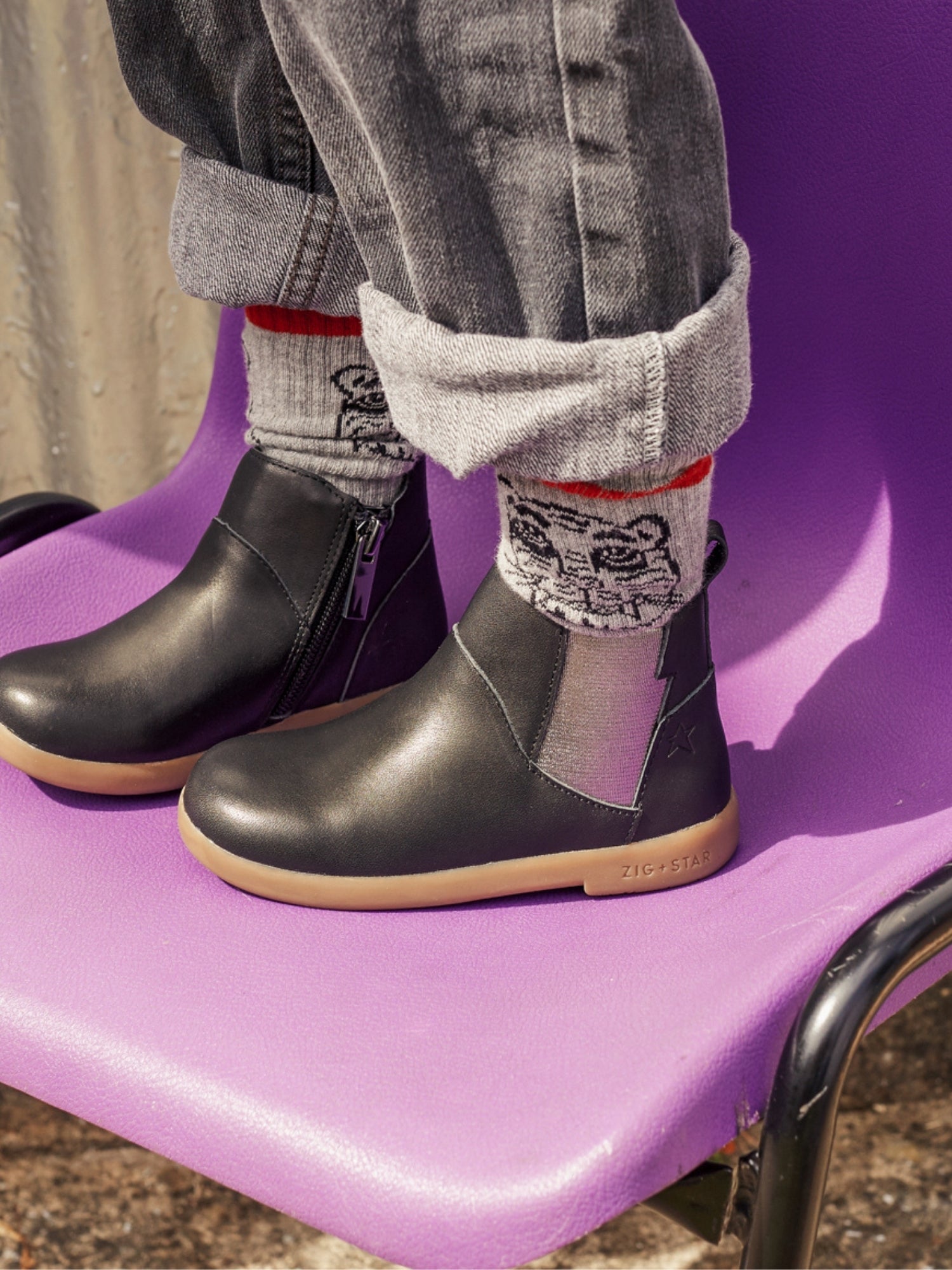 Rockit Infant Kids' Boot Black / Pewter