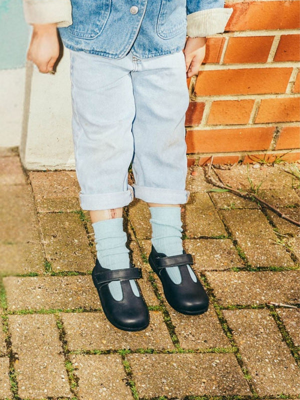 Astro Infant Kids' Shoe Black with Black Sole