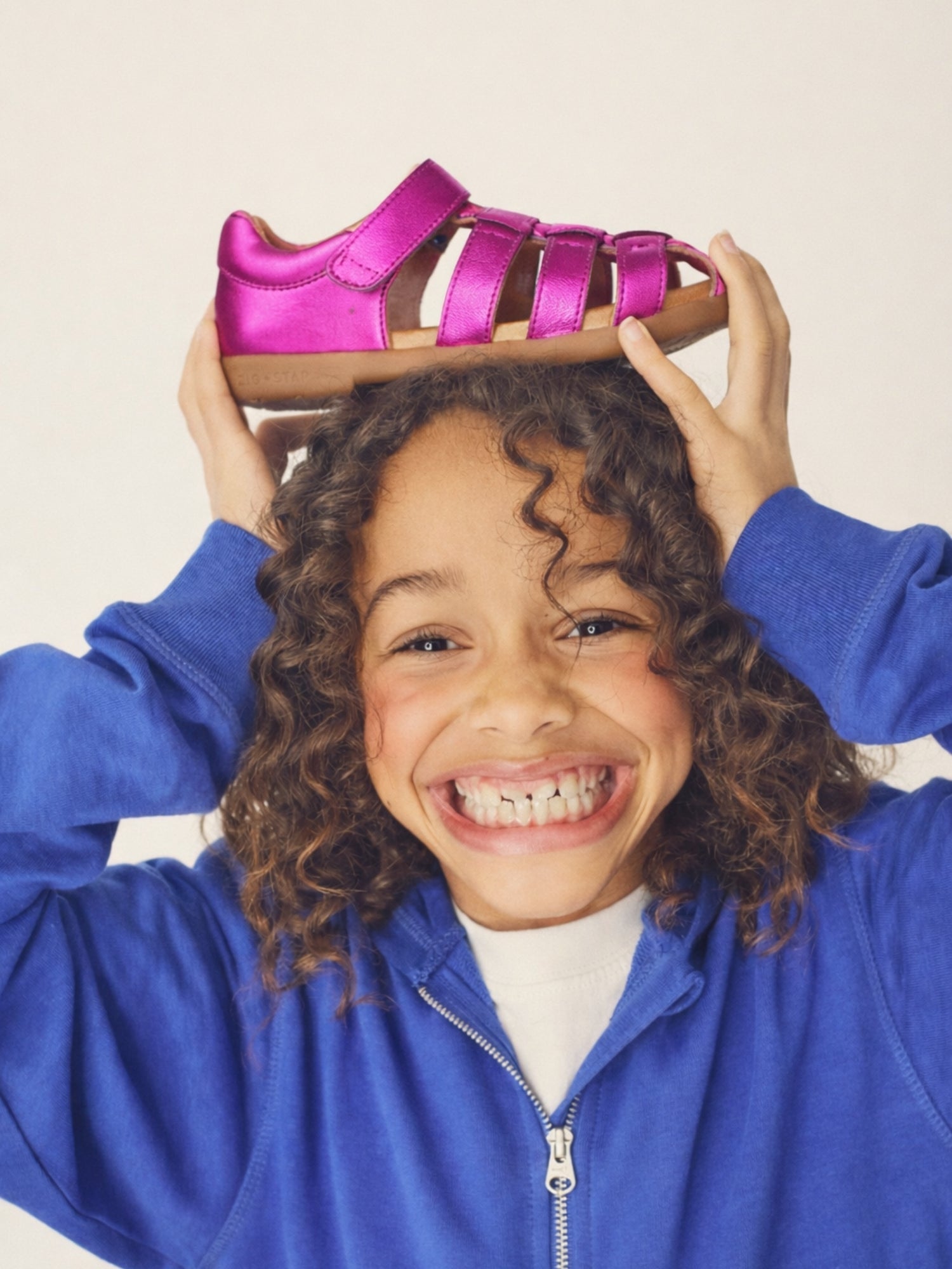 Cosmic Infant Closed-Toe Sandal Hot Pink