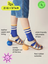 Cosmic Infant Closed-Toe Sandal Hot Pink
