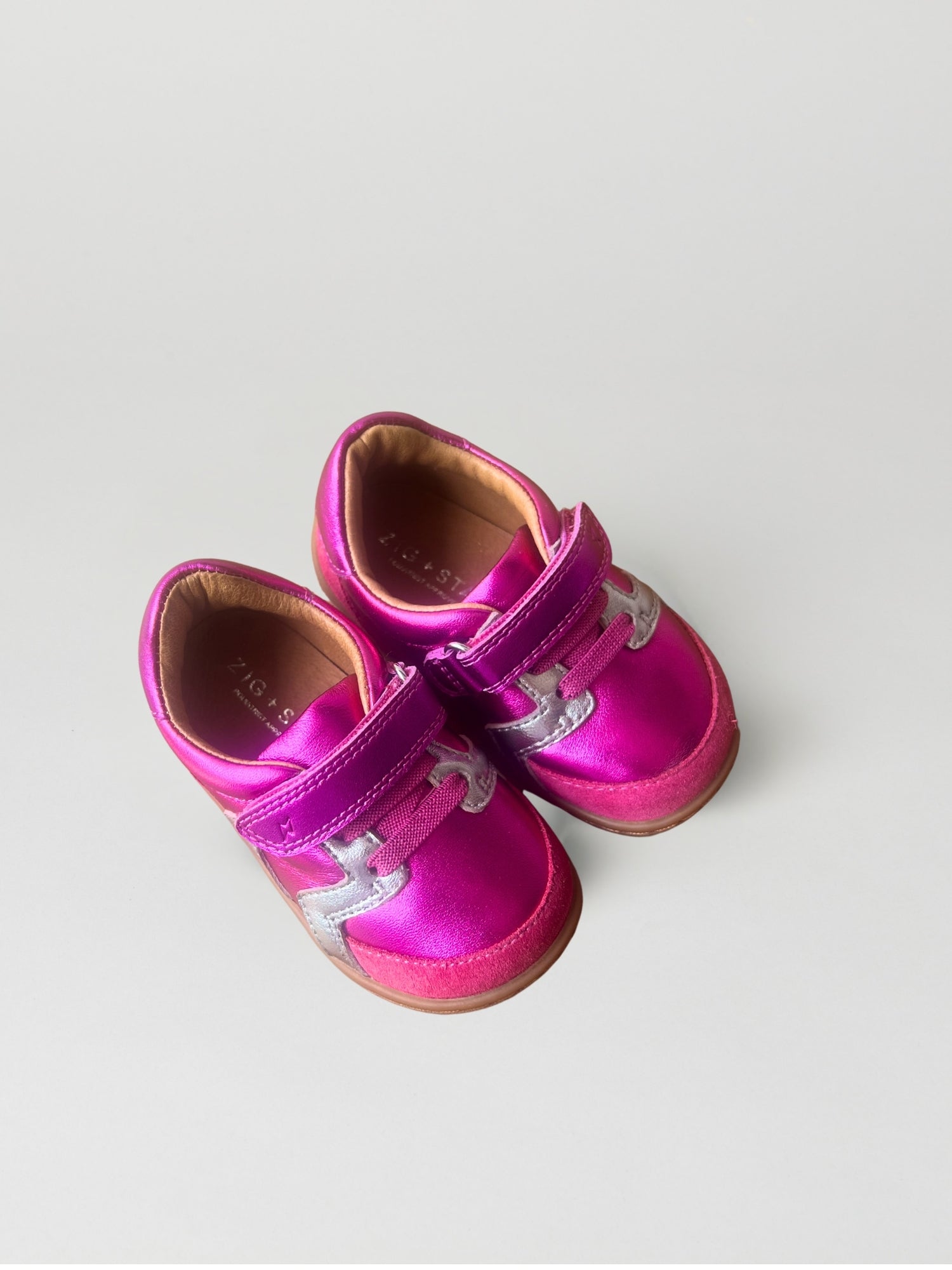 Jett Infant Barefoot Shoe Hot Pink Metallic