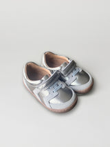 Jett Infant Barefoot Shoe Metallic Pewter