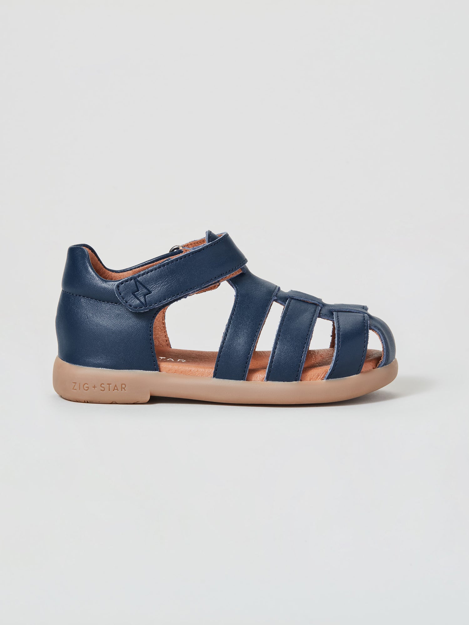 Cosmic Infant Closed-Toe Sandal Navy Side
