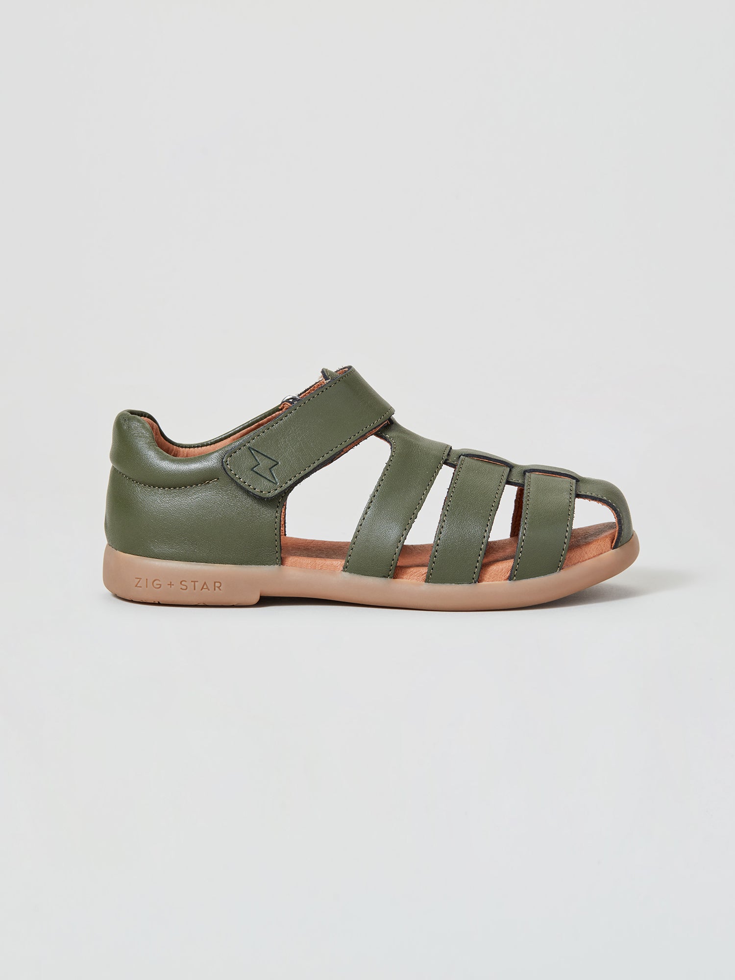 ZIG STAR COSMIC JUNIOR SANDAL KHAKI SIDE
