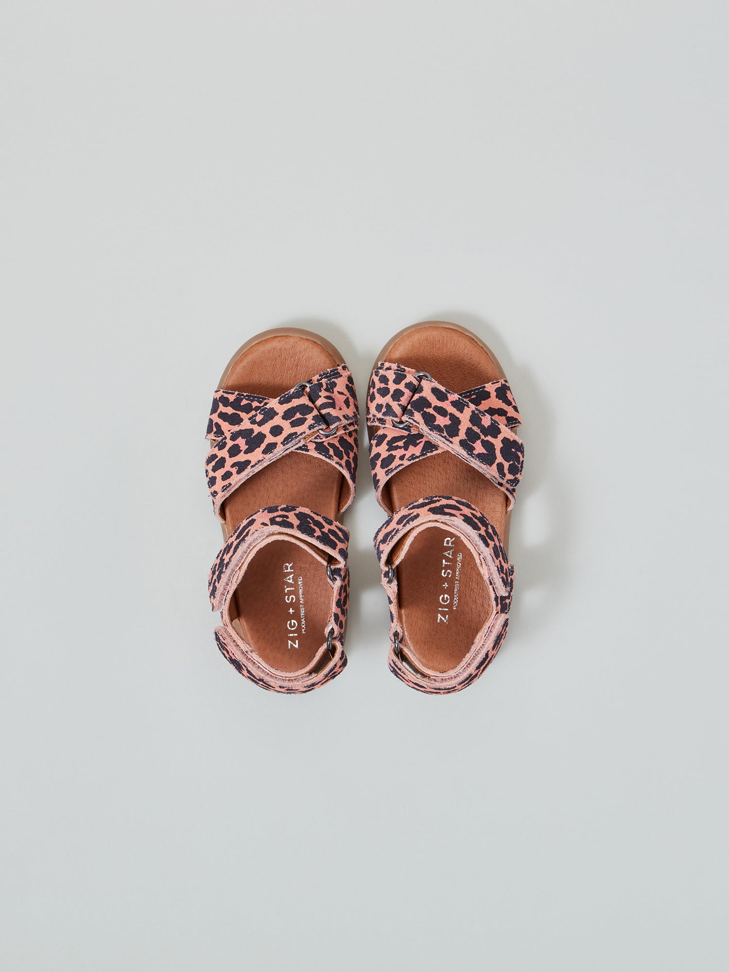 ZIG AND STAR RAE INFANT SANDAL PINK ANIMAL TOP