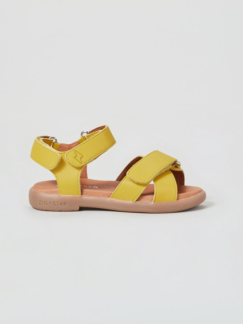 ZIG AND STAR RAE INFANT SANDAL YELLOW SIDE