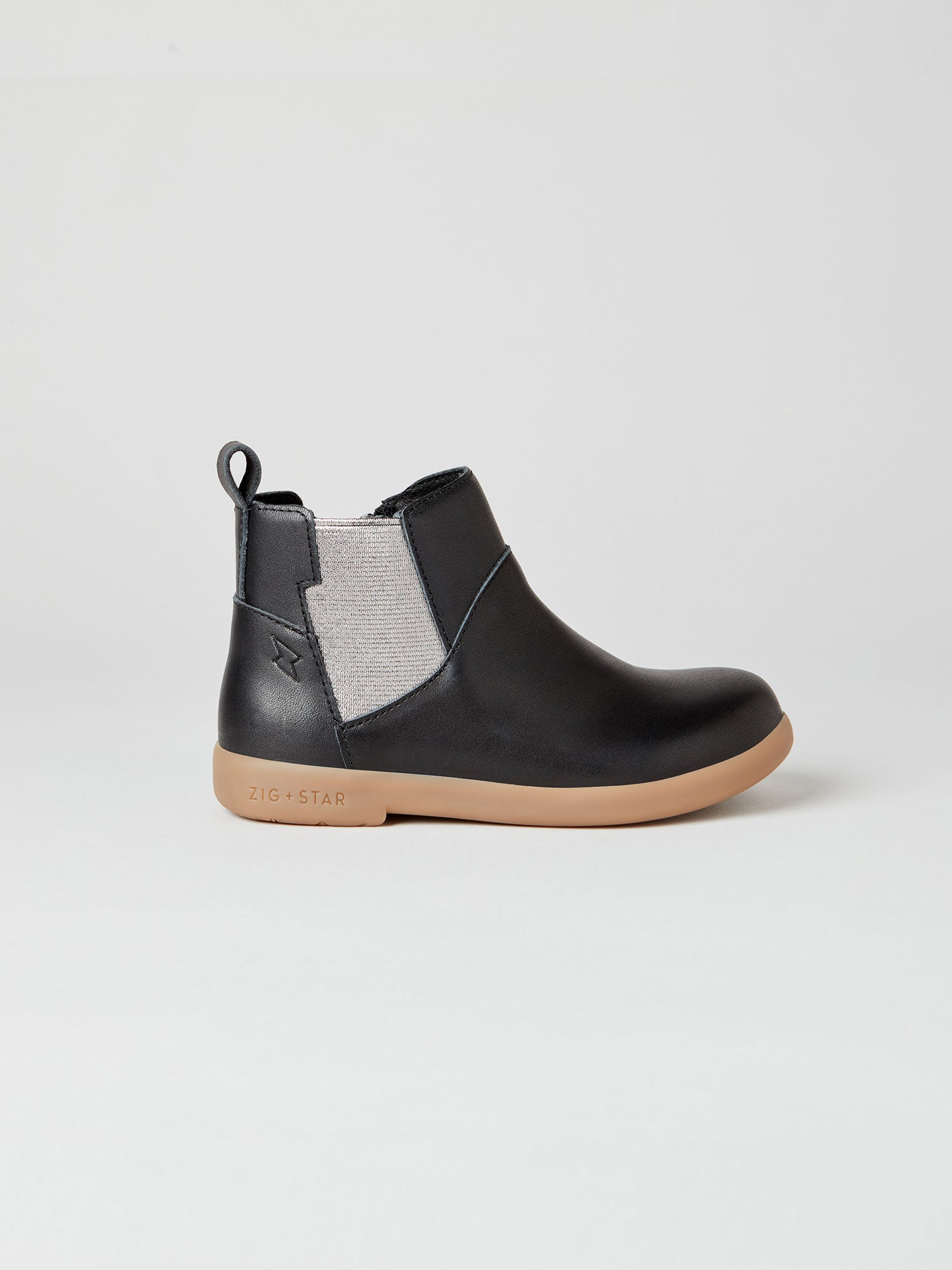 ZIG AND STAR ROCKIT INFANT BOOT BLACK PEWTER SIDE