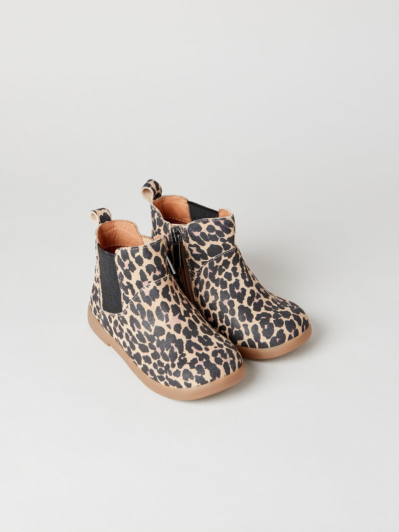 ZIG AND STAR ROCKIT INFANT BOOT LEOPARD PAIR