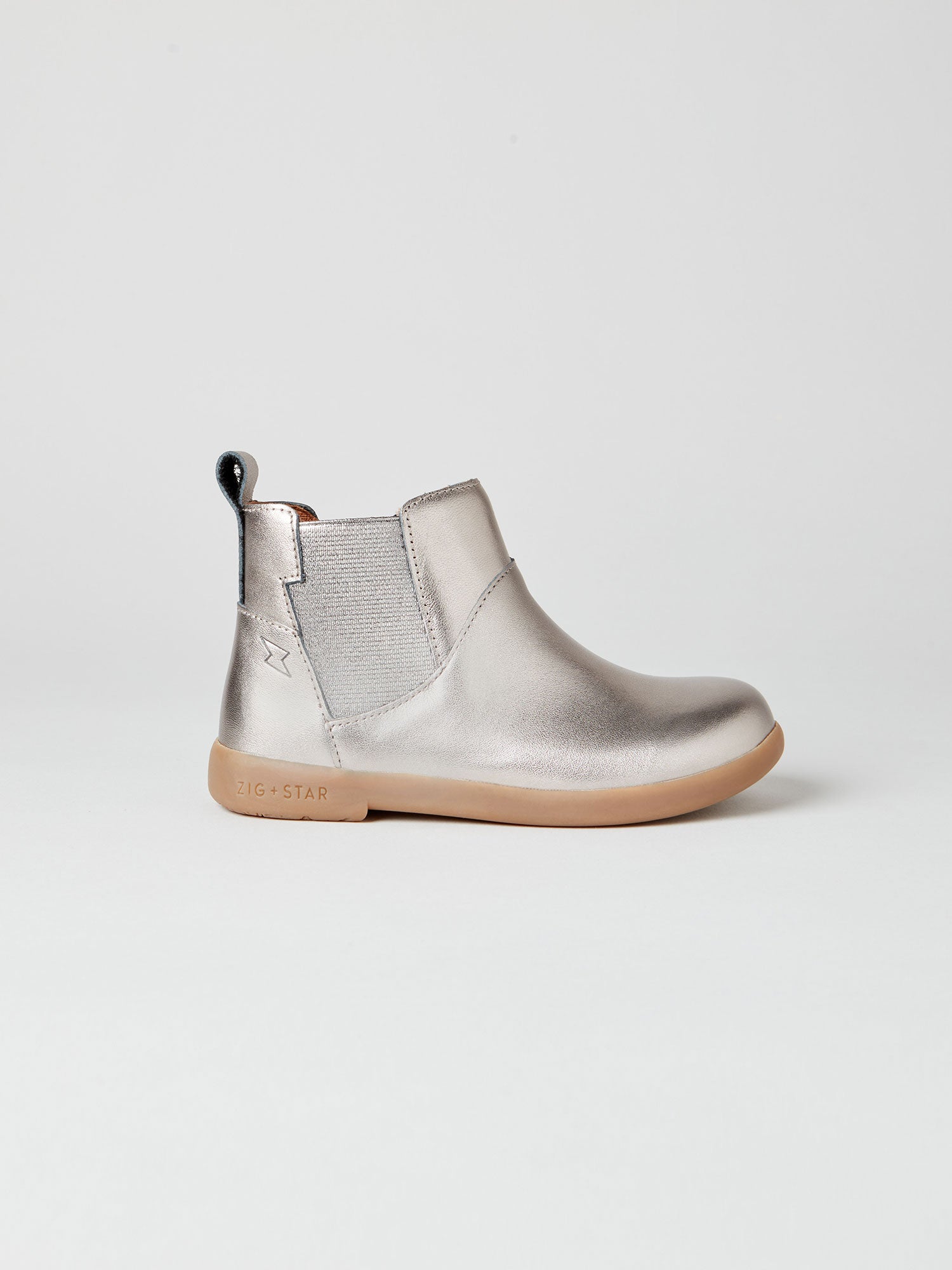 ZIG AND STAR ROCKIT INFANT BOOT PEWTER SIDE