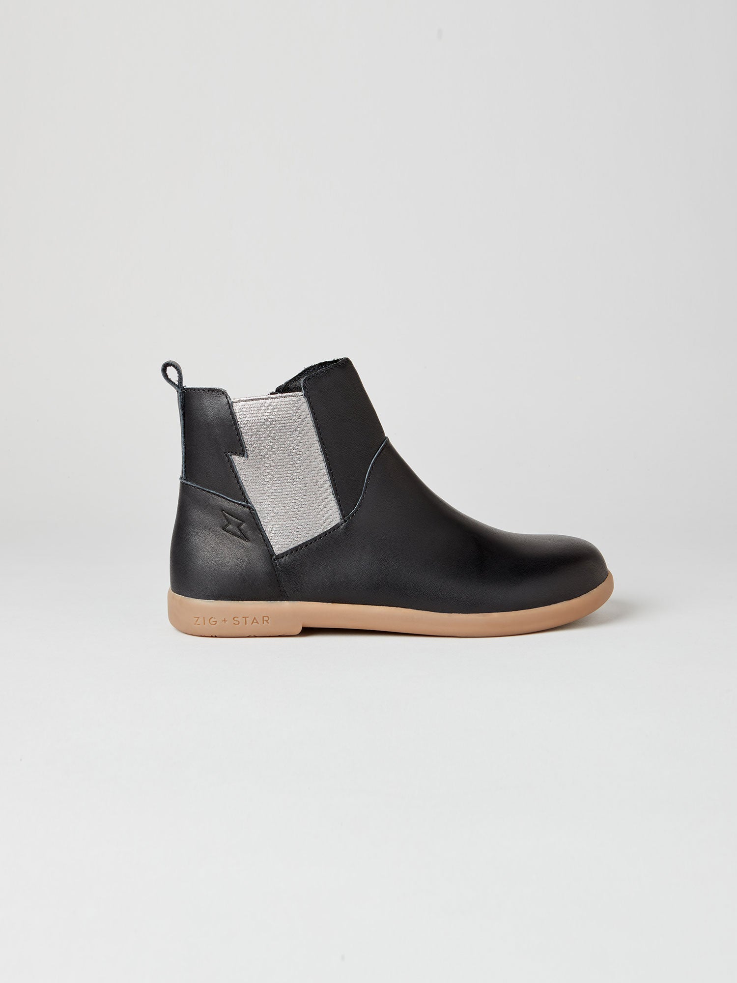ZIG AND STAR ROCKIT JUNIOR BOOT BLACK/PEWTER SIDE