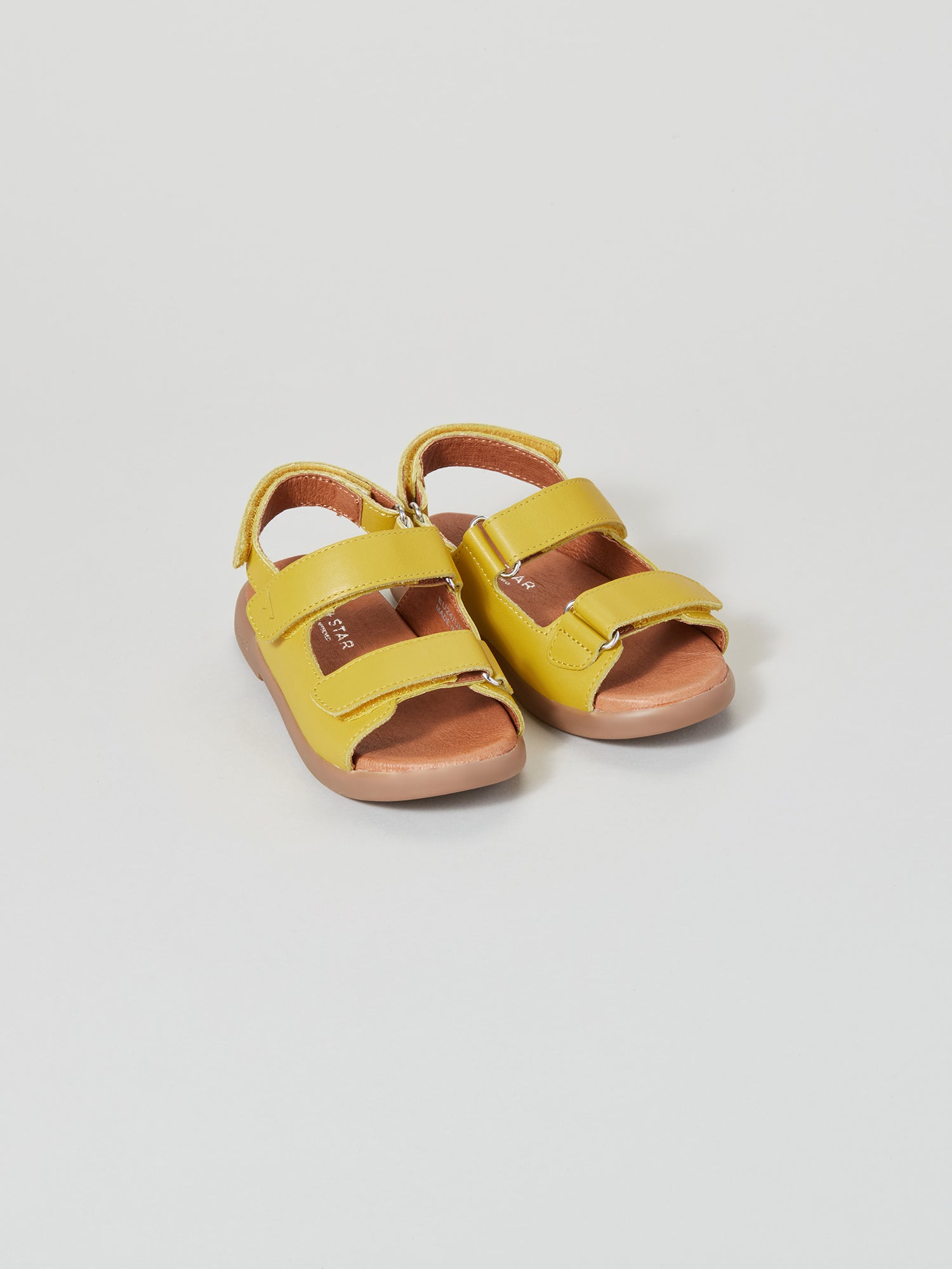 ZIG AND STAR SOLAR INFANT SANDAL YELLOW PAIR