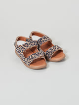 ZIG AND STAR SOLAR JUNIOR SANDAL NATURAL ANIMAL PAIR